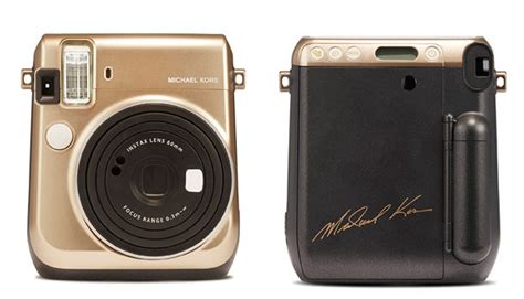 This new Michael Kors x Fujifilm Instax Mini 70 polaroid camera 